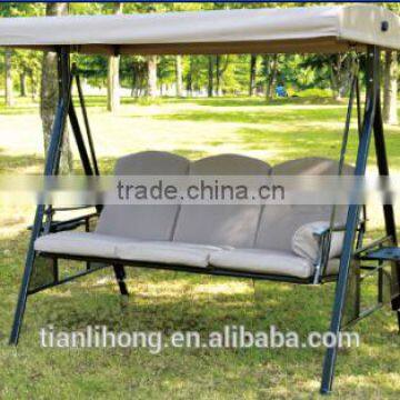 2016 Popular Three Seats Swing Chair Garden Furniture