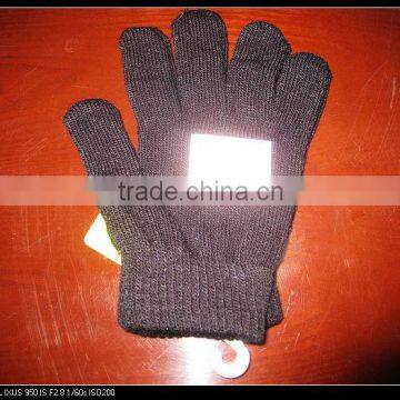 man large wholesale China acrylic magic knitted hand gloves