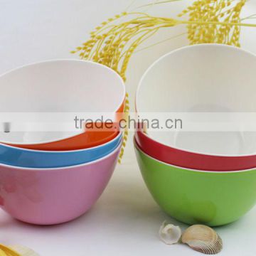 two tone melamine bowl