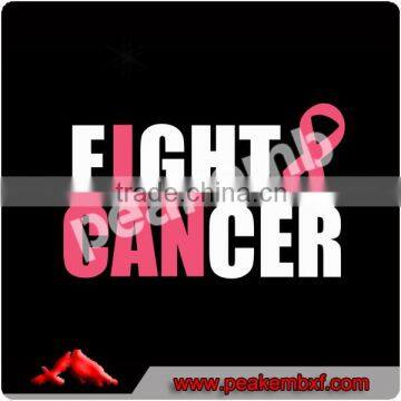 2015 New Fight Cancer Wholesale Heat Transfer Vinyl Designs for Tshirts