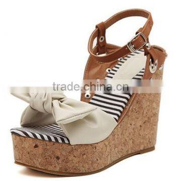 Pretty Steps 2014 summer sandales guangzhou 2014 new sandals with bow accept small quantity