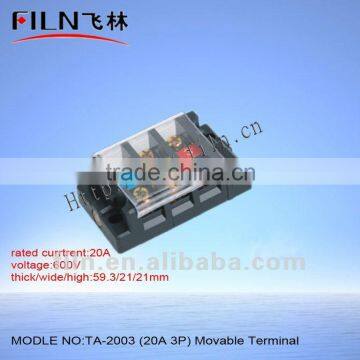 low voltage terminal block TA-2003 20A 3P