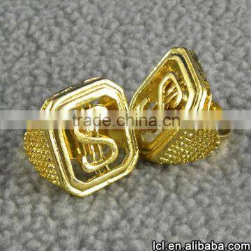 2016 new design boys finger rings, light weight imitation gold ring designs for boys