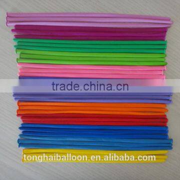 Factory price magic latex long balloons /rubber latex balloons/magic balloons