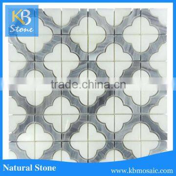 Kbstone china white natural stone painting marble mosiac