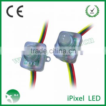 waterproof 12mm flat pixel digital addressable rgb led string light