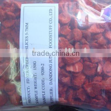 Chinese Air dried strawberry slice, whole, dice