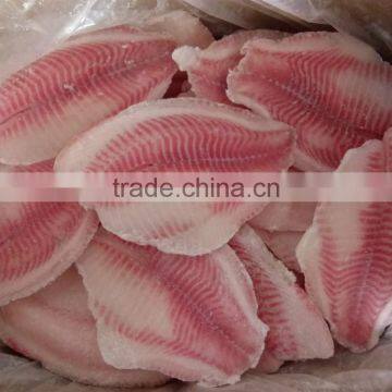 Frozen fish tilapia fillet boneless skinless