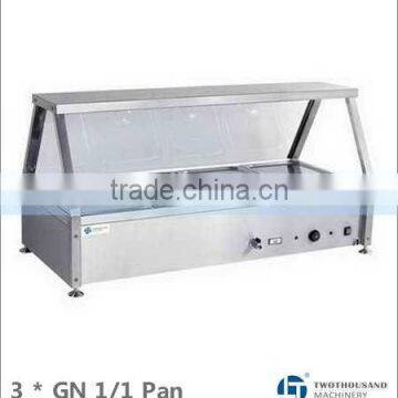 Bain Marie - Table Top, 3 x GN 1/1 (100 MM high), S/S, CE, TT-WE1203