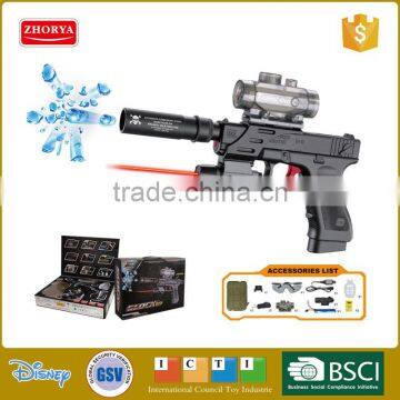 Zhorya battery operated glock g17 water bullet gun toys with Infrared laser sight