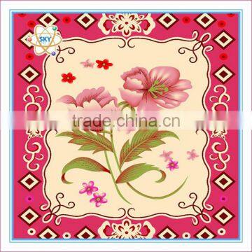 100 polyester flower printing polar fleece fabric