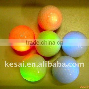 LED flashing golf ball, noctilucent golf ball ,LED golf flashing ball