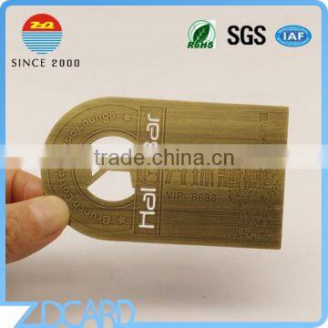 Cut Through Customized Metal Card Bottle Opener photo-4