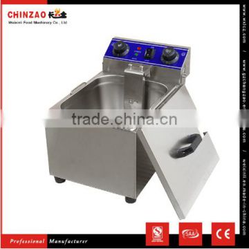 CHINA CE APPROVED CHINZAO BRAND DEEP ELECTRIC FRYER WITH BASKET