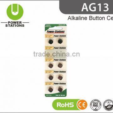 1.5V AG13 button cell battery lr44