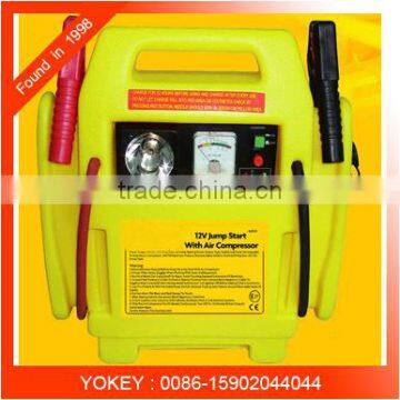 2-IN-1 12V Jump start With Air Compressor Rechargeable car jumpstart