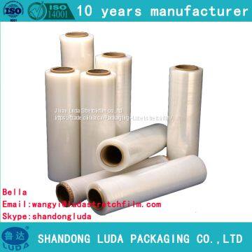 Factory direct sale width 50mm-1500mm transparent LLDPE cast stretch wrap film