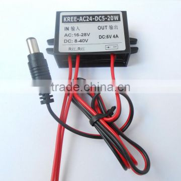 Car Adapter AC16-28V Or DC8-40V To DC 5V4A