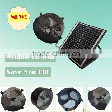 vent goods Hot sale CE solar powered gable fan solar panel adjustable (roof fan)