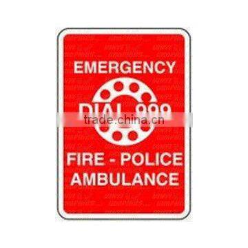 Emergency 999 Safety Sticker