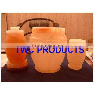 Himalaya salt urn