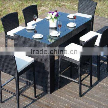 Outdoor Bar Table, Rattan Bar Table, Garden Bar Table and Chair