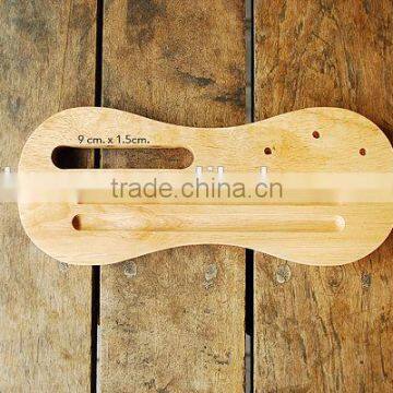 Wood Dock Stand for IPhone and Smartphone Pen Stationary