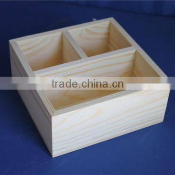 Top Grade Natural Pine Wooden Food Packaging Lunch Box Wholesale photo-3