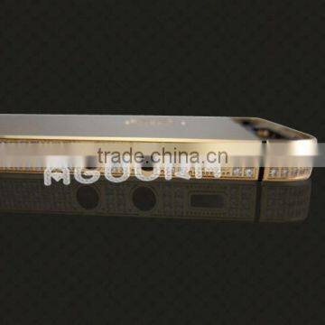 Big Sale Luxury 24k Gold Plating Diamond Original Back Case for Iphone 5S photo-3