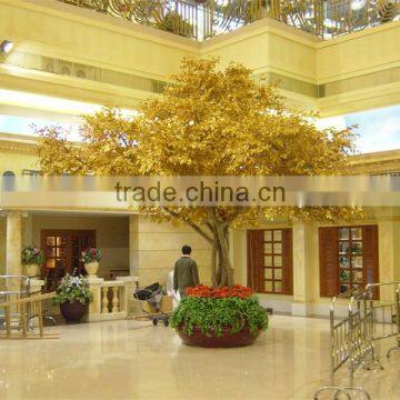 SJ2001008 Wholesale Artificial Tree Landscape Cheap Make Model Tree Golden Artificial Outdoor Trees photo-3