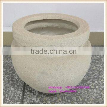 SAST-90025 outdoor wholesale garden fiberglass unique pots/artificial planter