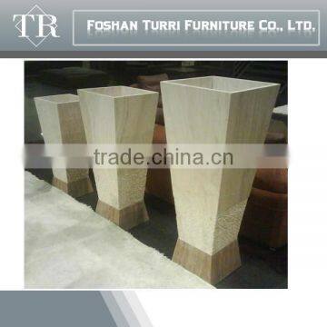 Rustic Living Room Furniture Travertine Flower Stand photo-4