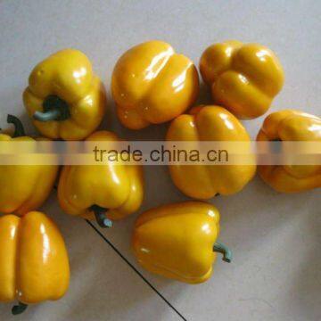 2011 NEW ARRIVAL FULL SIZE AND WEIGHT LOVELY FAKE PEPPER YELLOW DECOR