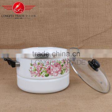 5pcs New Enamel Lid Enamel Steam Pot/coated Cast Iron Cookware Wholesale photo-3