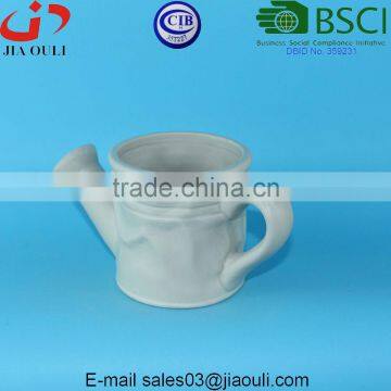 Decorative Water Jugs Matt Glazed Ceramic Watering Pot for Flowers photo-4