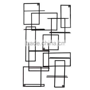 2016 Fasion Wall Mount Bottle Rack 10 Bottles Metal Wine Holder photo-3
