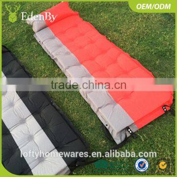 Promotional Logo Printed Inflatable Double Air Mattress self inflating sleeping pad