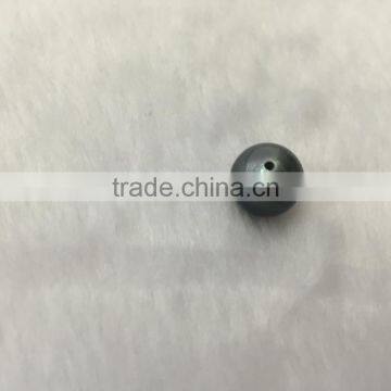 14-15mm Natural Black Half Drilled Tahitian Pearls photo-3