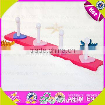 Wholesale Eco-friendly Wooden Kids Coat Hook Convenience Wooden Kids Coat Hook High Quality Wooden Kids Coat Hook W09B021 photo-5