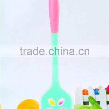 Silicone Serving Turner Flower Shape Slotted Turner for Cooking photo-6