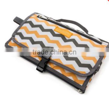 2017 new design Fashion Polyester Travel Baby foldable Changing Mat for shopping