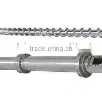 Single screw and barrel for extrusion machine,screw and barrel for sheet extruders