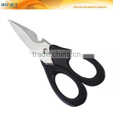 S39002 6" New Style Stainless Steel Household Multi-use Black Handle Scissors photo-2