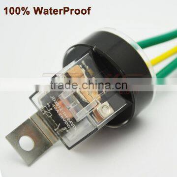 Integrate Waterproof Relay Vehicle 12Volt 40A Transparent Relay SPST 4 Pins