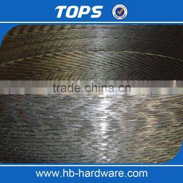 China low price hot dipped razor barbed wire for sale