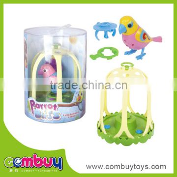 New product plastic sound control battery operated singing bird