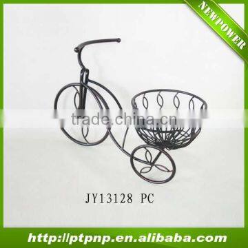 Home and Garden bicycle metal flower pot