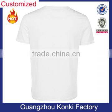 100% Polyester High Quality Sports T-shirt Simple White Color photo-3