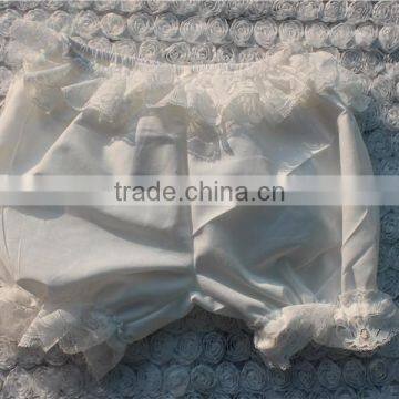 New Design Baby Ruffle Shorts Girl Clothes With Lace Rice Wholesale Price photo-4