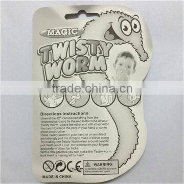 Magic Worm Twisty Plush Wiggle Stuffed Animals Close up Magic Trick Professional Magician Card Street Kids Toy Mentalism photo-4